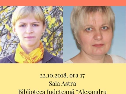 Biblioteca Județenă vă invită la o întâlnire cu scriitoarele Ana Dovaly și Anna Lehotska
