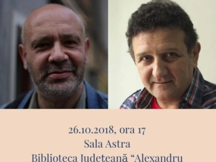 Biblioteca Județenă vă invită la o întâlnire cu scriitorii Romulus Bucur și Ioan Matiuț