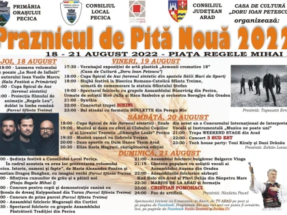 Bikini și 3 Sud Est vor concerta la Praznicul de Pită Nouă! Patru zile de sărbătoare, la Pecica