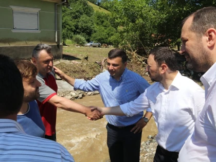 Bîlcea: Autoritățile intervin la fața locului pentru oamenii din Brazii afectați de inundații