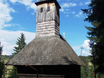 Biserica de lemn de la Vidra, pe filele unui calendar din 1708
