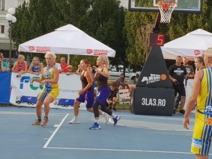 Blondinele şi Mincu, câştigători la Arad Streetball