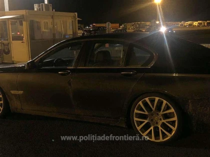 BMW căutat de autorităţile din Germania, descoperit la P.T.F. Nădlac II