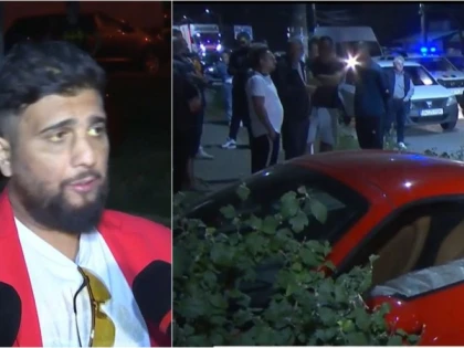 Bolidul de peste 200.000 euro a lui Tzancă Uraganu, făcut praf într-un accident