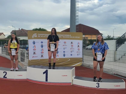 Briana Szabo a câștigat aurul la Campionatele Internaționale de Atletism ale României. Rezultate remarcabile și pentru Mark Krieger-Fălcușan