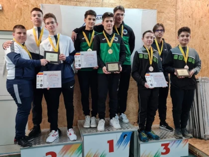 Bronz național pe echipe pentru tinerii pistolari de la CSM Arad