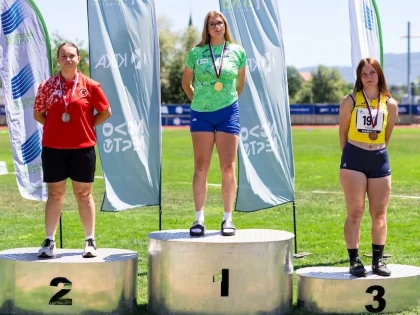 Bronz pentru Arad! Briana Szabo a urcat pe podium la Campionatele Balcanice U18
