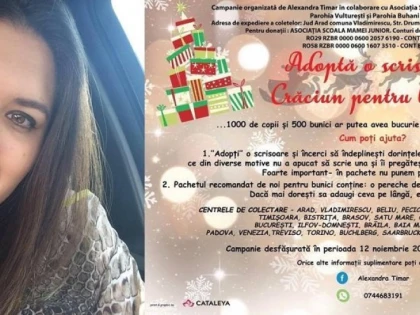 Campania ”Adoptă o scrisoare” și ”Crăciun pentru bunici” se extinde! Peste 3.000 de copii și 1.500 de bunici vor zâmbi de Crăciun