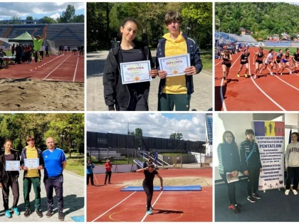 Campionii Aradului la pentatlon s-au clasat în Top 10 la Olimpiada Națională a Sportului Școlar