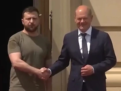 Cancelarul german Olaf Scholz, în vizită neanunţată la Kiev pentru discuţii cu preşedintele Zelenski