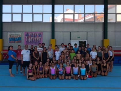 Cantonament internațional de gimnastică la sala „Emilia Eberle”