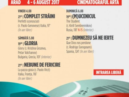 Caravana TIFF aduce cinci filme multi-premiate la Arad
