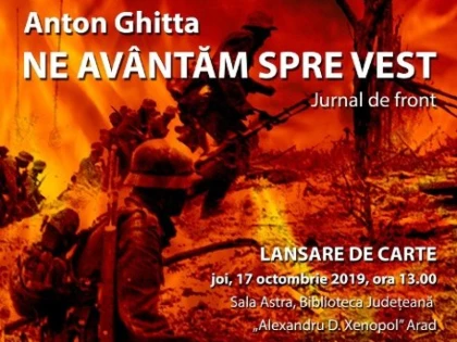 Cartea „Ne avântăm spre vest“ va fi lansată joi, la Biblioteca Județeană Arad