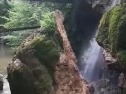 Cascada Bigăr s-a prăbușit