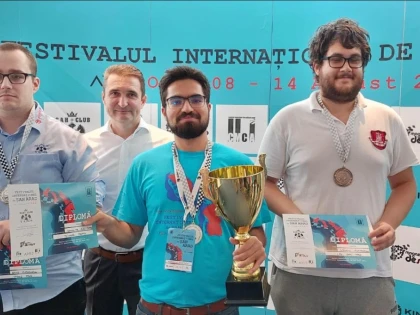 Câștigător din Trinidad Tobago la ARED Open, un șahist arădean s-a impus la amatori