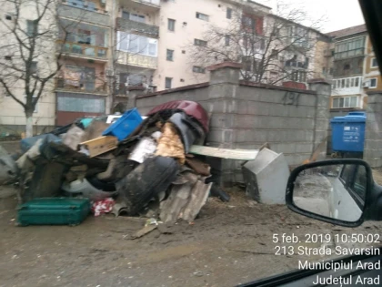 Ce amenzi riscă arădenii care depozitează necorespunzător deșeurile din construcții