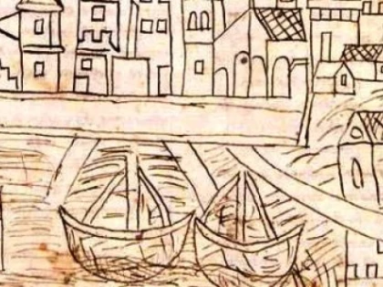 Cea mai veche imagine a Veneţiei, datând din secolul al XIV-lea, descoperită la Florenţa