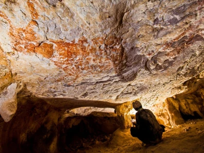 Cea mai veche pictură rupestră din lume realizată de Homo Sapiens