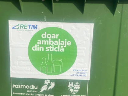Ceasul al 13-lea, să fie cu noroc! Containere pentru sticlă, amplasate în mai multe puncte din oraș