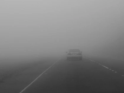 Ceață densă și trafic îngreunat pe autostrada A1 Traian Vuia - Nădlac