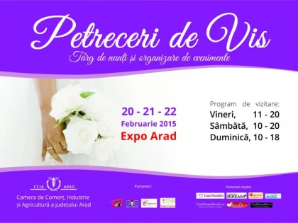 CEL MAI MARE TARG DE NUNTI SI ORGANIZARI DE EVENIMENTE DIN VESTUL TARII LA EXPO ARAD
