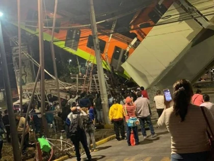 Cel puţin 19 morţi şi 70 de răniţi, după ce s-a prăbușit un tren, în Mexic