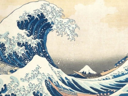 Celebră pictură japoneză, stocată sub formă de molecule de proteine