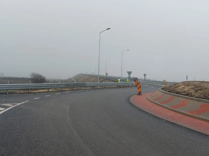 Centura de est a Aradului va fi deschisă în 16 decembrie, cu un avans de câteva luni