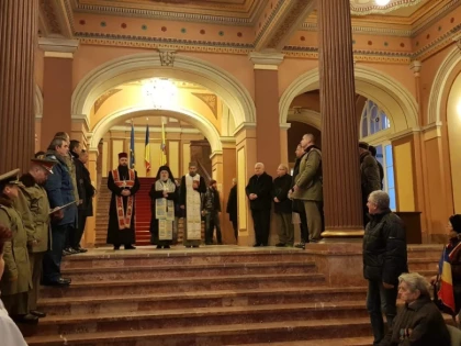 Ceremonie dedicată Unirii Principatelor Române, la Arad