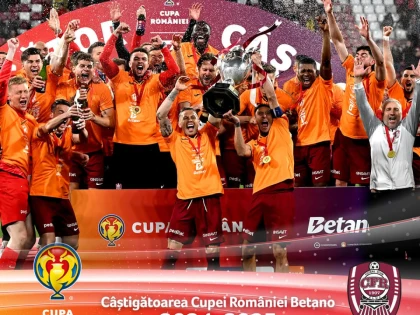 CFR Cluj a câștigat Cupa României, în finala de la Arad! Trupa lui Petrescu s-a impus în fața lui Hermannstadt