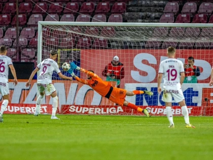 CFR Cluj câștigă derby-ul vișiniu din Gruia, iar Dinamo este ca și retrogradată după egalul cu „U” Cluj!