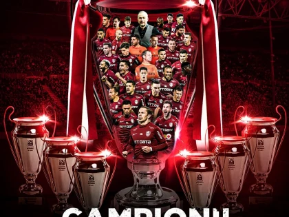 CFR Cluj cucereşte al patrulea titlu la rând şi este Campioana Provinciei, depăşind-o pe UTA!