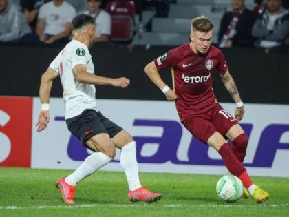 CFR Cluj pierde în Conference League, dar păstrează șanse de calificare în primăvara europeană
