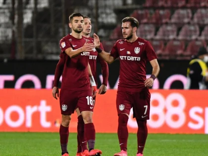 CFR Cluj pune presiune pe FCSB în lupta la titlu! Chindia, remiză înainte de vizita la Arad