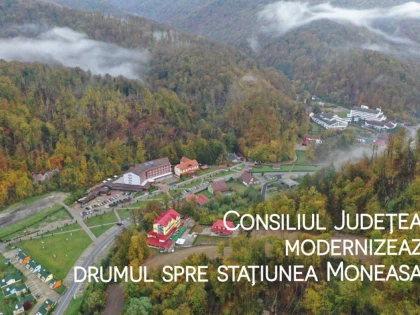 CJA: Până la toamnă, drumul Bârsa-Moneasa va avea primul strat de asfalt nou