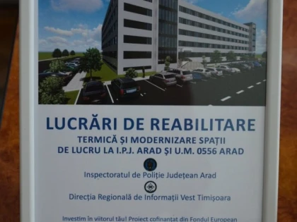 Clădirile IPJ și SRI Arad vor fi modernizate și reabilitate termic