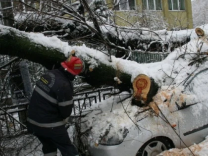 COD GALBEN DE NINSORI SI VISCOL:PESTE 15 MASINI AU FOST AVARIATE IN TIMPUL VIJELIEI IN CAPITALA