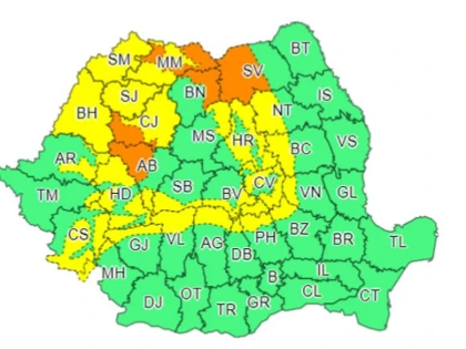 Cod galben de vânt în județul Arad