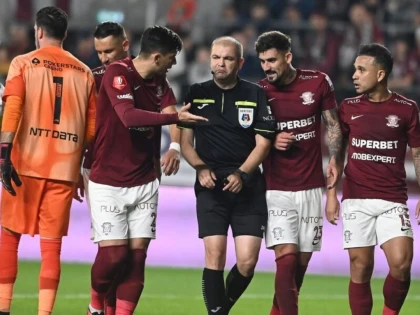 Cod roșu în Giulești: meciul Rapid - UTA va fi arbitrat de piteșteanul Cătălin Popa!