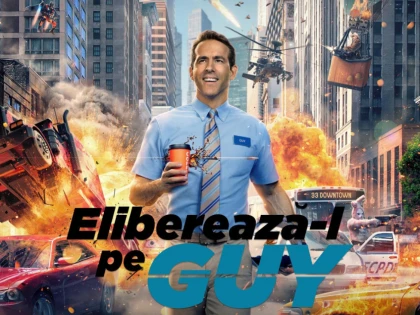 Comedia „Eliberează-l pe Guy“, pe marele ecran de la Cinematograful „Arta“ din Arad