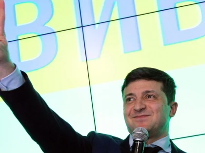 Comediantul Zelenskiy a câștigat primul tur al alegerilor prezidențiale din Ucraina