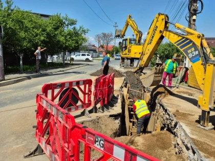 Compania de Apă Arad modernizează rețeaua de canalizare din zona străzii Lipovei