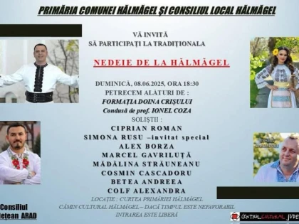 Comuna Hălmăgel îmbracă, duminică, straie de sărbătoare