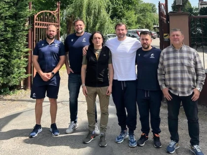 Conducerea Federației și staff-ul tehnic al naționalei de rugby, în vizită de lucru la Arad