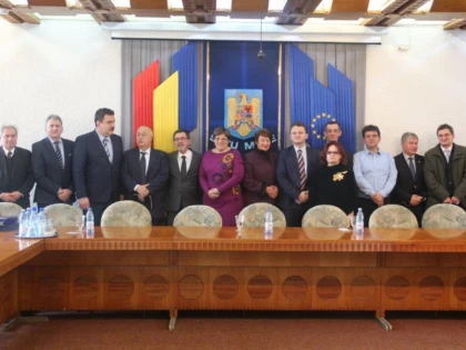 Conducerea Universității Semmelweis din Budapesta a vizitat filialele UVVG Arad