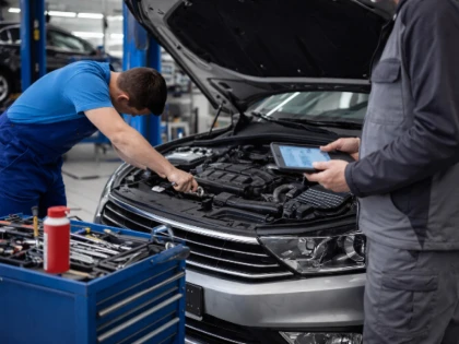 Controale ITM Arad la service-urile auto. Verificări privind munca nedeclarată și siguranța angajaților