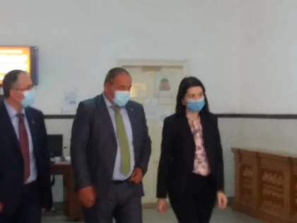 Corina Alina Corbu, Preşedintele Înaltei Curţi de Casaţie şi Justiţie, în vizită la Tribunalul Arad