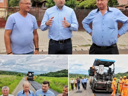 Covoare asfaltice pe Beliu – Archiş şi Cărand – Prunişor