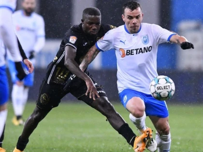 Craiova câştigă şi rămâne aproape de FCSB, iar UTA profită de remiza de la Giurgiu