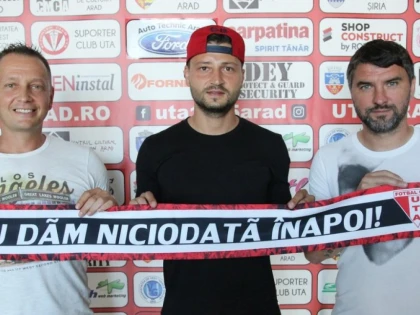 Cristian Scutaru este noul fundaş al UTA-ei